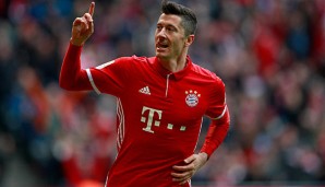 Robert Lewandowski hat 19 Saisontore auf dem Konto