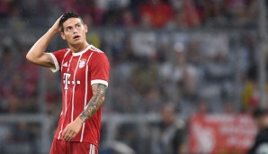 James Rodriguez zog sich eine Muskelverletzung zu