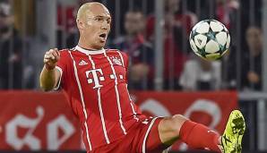 Arjen Robben bestritt gegen Celtic Glasgow sein 100. Spiel in de Champions League