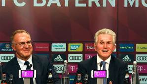 Karl-Heinz Rummenigge stellt erneut Jupp Heynckes als Trainer vor