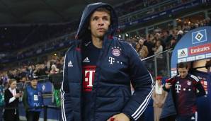 Thomas Müller musste nach dem Spiel gegen den HSV pausieren