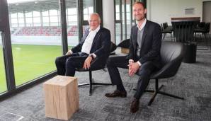 Jochen Sauer (r.) leitet mit Hermann Gerland den FC Bayern Campus