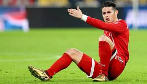 James Rodriguez hat sich eine Wadenverhärtung zugezogen.