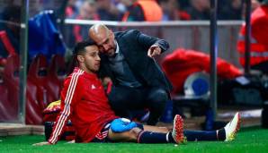 Thiago und Pep Guardiola kennen sich aus Barcelona und vom FC Bayern München.