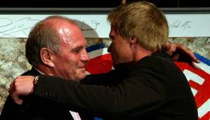 Uli Hoeneß und Oliver Kahn im Jahr 2008.