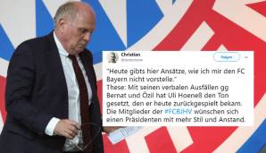 Hat Hoeneß sich die Kritik selbst zuzuschreiben?