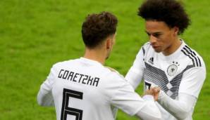 Leon Goretzka würde einen Transfer von Leroy Sane begrüßen.