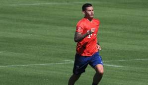 Lucas Hernandez trainiert mit der Mannschaft des FC Bayern.