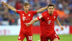 Robert Lewandowski führt die Torjägerliste der Bundesliga nach zwei Spieltagen mit fünf Treffern an.