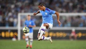 Leroy Sane bei einem Testspiel für Manchester City in Asien.