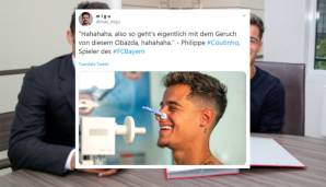 Den obligatorischen Medizincheck hatte Coutinho bereits am Sonntag irgendwie überstanden ...