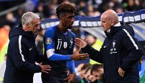 Kingsley Coman hat sich bei der Nationalmannschaft eine Muskelverletzung zugezogen und musste vorzeitig abreisen.