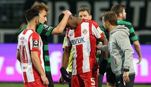 "Dadurch entsteht ein Gemeinschaftsgefühl": Leon Goretzka lobt den Umgang mit den rassistischen Äußerungen gegen Würzburgs Leroy Kwadwo beim Spiel bei Preußen Münster.