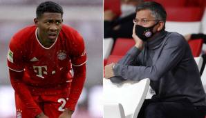 Konnten sich nicht auf einen neuen Vertrag und eine zukünftige Zusammenarbeit über den Sommer hinaus einigen: David Alaba und Bayern-Präsident Herbert Hainer.