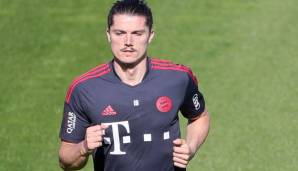 Marcel Sabitzer im Training des FC Bayern.