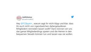 Bundesliga, FC Bayern München, FCB, Jahreshauptversammlung, Netzreaktionen, Twitter