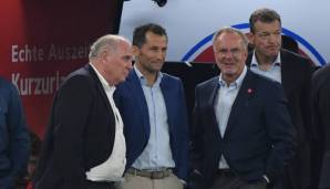 Hasan Salihamidzic stand oft zwischen Uli Hoeneß und Karl-Heinz Rummenigge, vertrat nach außen hin aber selten seine Meinung.