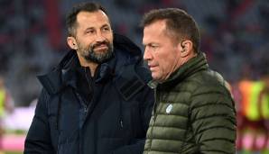 Lothar Matthäus (r.) sieht den FC Bayern gegen PSG in der Favoritenrolle.