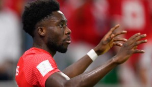 Alphonso Davies erzielte das erste Tor Kanadas bei einer WM.