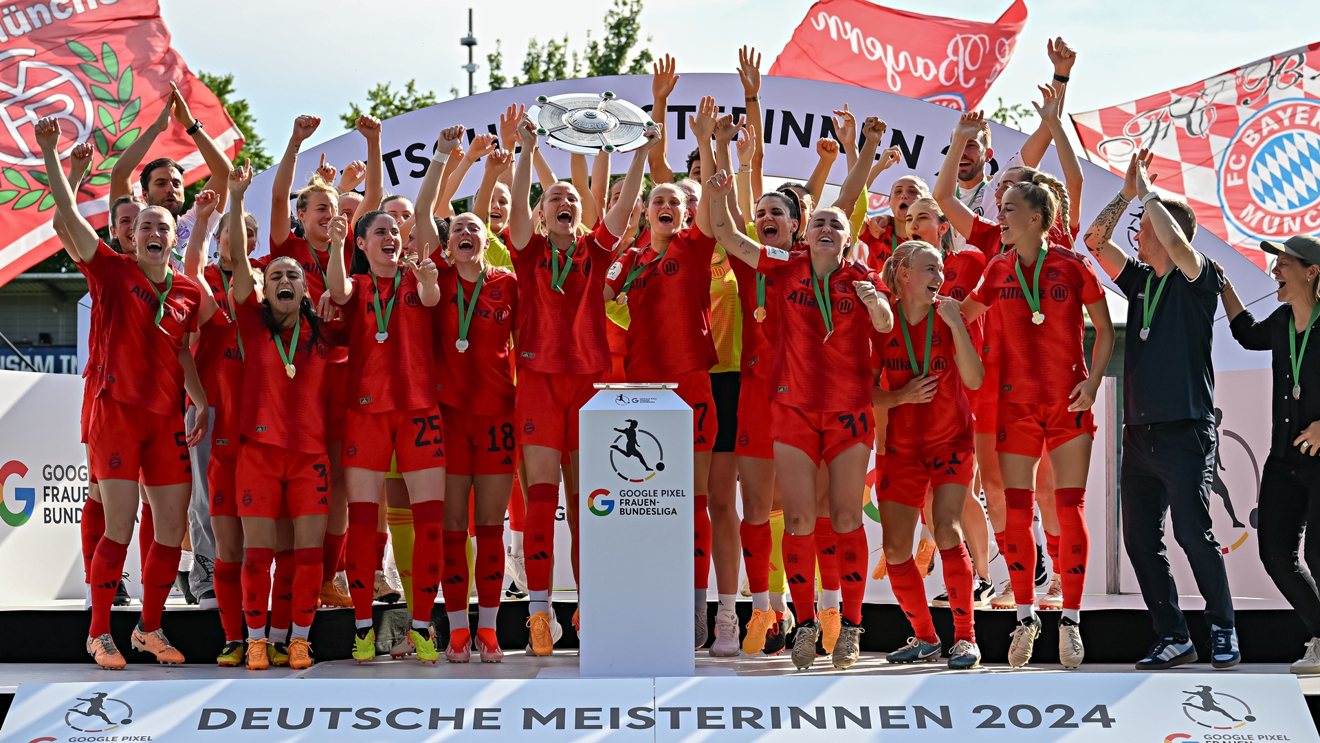 FCB, FC Bayern München, Google Pixel Frauen Bundesliga, FCB-Frauen, Deutsche Meisterinnen