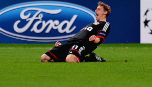 Stefan Kießling war beim 4:0 gegen Schachtjor Donezk bester Mann bei Leverkusen