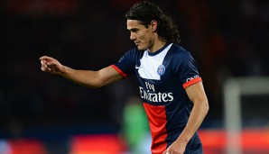 Edinson Cavani spielt seit dieser Saison in Paris