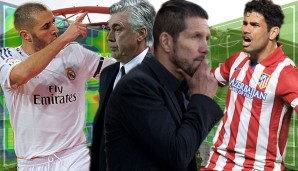 Carlo Ancelotti und Diego Simeone führten ihre Mannschaften ins Finale