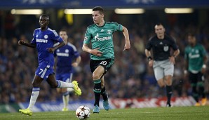 Julian Draxler hatte kurz vor der Pause die Riesenchance auf einen Treffer