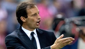 Massimo Allegri verlor das erste Spiel mit Juve