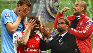 Bei den englischen Klubs läuft es derzeit nicht rund - Pep und Kloppo dürfen zufrieden sein