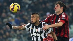 Arturo Vidal (l.) wechselte 2011 von Leverkusen zu Juve