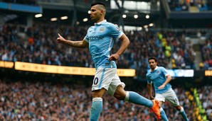 Sergio Agüero ist mit sieben Treffern bereits wieder bester Liga-Torjäger der Citizens