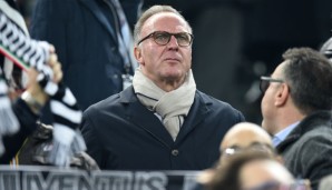 Karl-Heinz Rummnigge litt auf der Tribüne der Allianz Arena mit