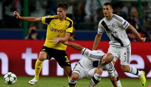 Julian Weigl absolvierte gegen Warschau sein erstes Spiel in der Champions League