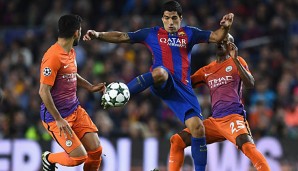 Manchester City hatte mit Luis Suarez so seine Probleme