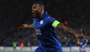 Wes Morgan steht mit Leicester im Viertelfinale