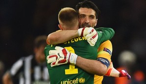 Marc-Andre ter Stegen freut sich auf das Champions League Duell mit seinem Idol Gianluigi Buffon