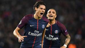 Edinson Cavani erzielte das zwischenzeitliche 2:0 für PSG