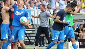 Julian Nagelsmann und die TSG 1899 Hoffenheim sind zum ersten Mal in der Champions League dabei.