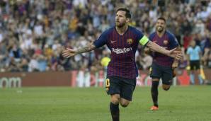 Lionel Messi hat gegen PSV drei Tore erzielt.