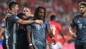 Renato Sanches lässt sich nach seinem Tor feiern