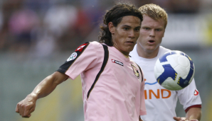 Edinson Cavani: Das Alter undefinierbar, die Tabellenregionen mit US Palermo nicht der Rede wert.