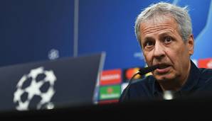 Lucien Favre bangt vor der Champions League um den Einsatz von Paco Alcacer.