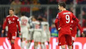 Robert Lewandowski blieb bei den beiden Achtelfinalspielen gegen den FC Liverpool torlos.