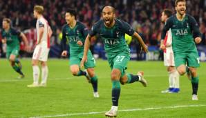 Lucas Moura traf in der Nachspielzeit gegen Ajax.