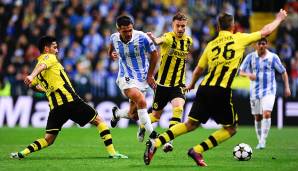 PLATZ 3: BVB – MALAGA 2012/13 (15,712 Prozent) – Jaja, auch die Deutschen können CL-Wunder. Zwei Momente in der Nachspielzeit im Viertelfinal-Rückspiel gegen Malaga gingen in einer magischen April-Nacht in die BVB-Vereinsgeschichte ein.