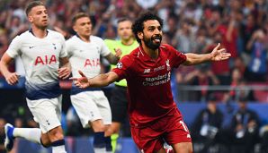 Mohamed Salah hat im CL-Finale gegen Tottenham in der 2. Minute getroffen.