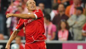 14. Platz: ARJEN ROBBEN für 24 Millionen Euro von Real Madrid zum FC Bayern.