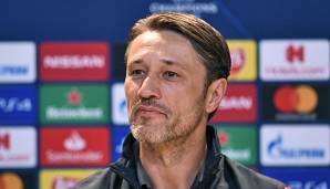 Niko Kovac und Manuel Neuer stellen sich den Fragen den Presse.