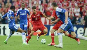 ANGRIFF - MARIO GOMEZ: Für Gomez war das Tor wie vernagelt trotz bester Chancen. Ein Jahr später beim Triumph in Wembley nur spät eingewechselt. Ging anschließend nach Florenz. Über Umwege 2018 zurück zum VfB, Karriereende 2020. Nun TV-Experte.